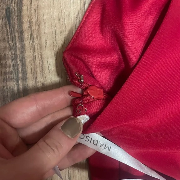 Madison James red prom dress - Picture 8 of 10
